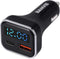 BANVIE USB C Car Charger with LED Voltage Display, 30W 2-Port Fast Charging Adapter for iPhone, Samsung, Pixel