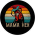 Funny Mama Hen Retro Chicken PopSockets Standard PopGrip - Vintage Mom 70s 80s