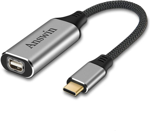 USB C to Mini Displayport Adapter (4K@60Hz), Thunderbolt 3 for iPhone 15 Series, M1/M2 MacBook