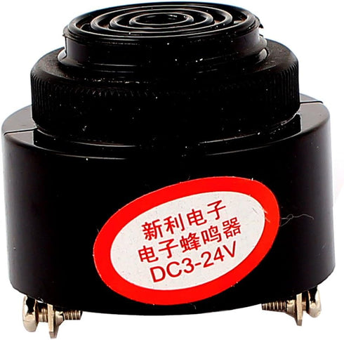 uxcell DC 3-24V 85DB Continuous Beep Alarm Electronic Piezo Buzzer Sounder