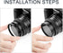 Sedremm 58mm 4 Filter(4 Points,6 Points,8 Points,12 Pinch 4 Star Filter Pieces Starburst Lens Points) with Centre Lens
