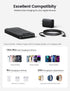 Lamicall 3 in 1 Charging Station for Apple, Magnetic Foldable Wireless Charger Stand, Fast Charging Station for iPhone