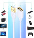Costyle 10ft USB Extension Cable 2-Pack, USB 2.0 Type A Male to Female, White USB Extender with Gold-Plated Connectors.