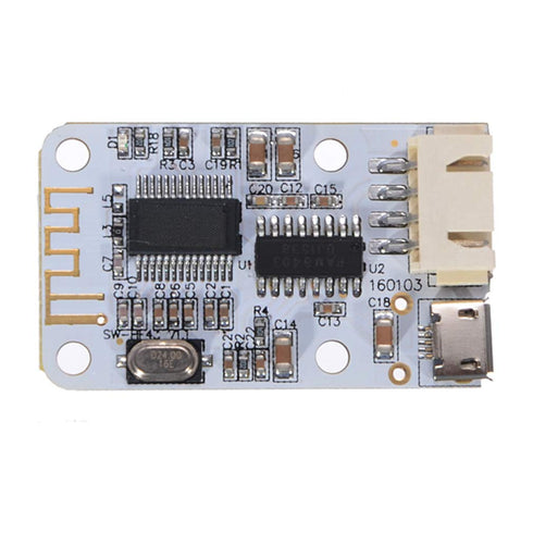 HiLetgo 2pcs PAM8403 3W+3W Wireless Bluetooth 4.0 Module, Micro USB Power Supply, Bluetooth Audio Receiver