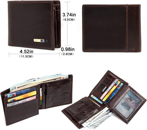 Trackable Wallet for Men, Anti-Lost Wallet with GPS Position Locator and Bluetooth Tracker