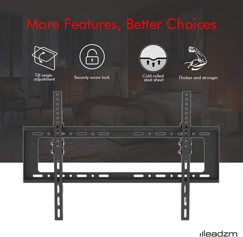 Generic 32-70" Wall Mount Bracket TV Stand with Spirit Level