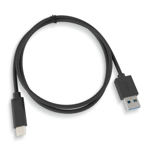 USB3.2 Gen2x1 A to C Cable, USB-A to USB-C, 10Gbps High Speed Data Transfer, USB Charging Cable, 2 meters, Black