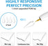 Replacement Tips for Kacvtuy Stylus Pen - 4 Packs High Precision Replaceable Nibs - Easy Installation (White)