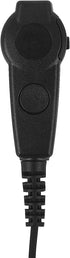 Pdflie Dual PTT CLS 1110 1410 BPR40 Acoustic Headset, 2 Pin M1 Earpiece with Mic for Motorola Mag One CLS1110 CLS1410