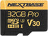 Nextbase 32GB U3 Micro SD Memory Card - with Adapter, Compatible with Nextbase Dash Cams Series 1 and 2