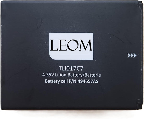 LEOM TLi017C7 Battery 1850mAh 4.35V Li-ion Replacement for TCL Phones TCL Flip 2,