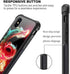 CARLOCA Flower and Dragon Pattern Design Case Compatible with iPhone XR, Shockproof Anti-Scratch Case for Girls Women