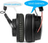 Earpads Replacement for Audio Technica M50X/M40X, HyperX Cloud/Alpha, Turtle Beach Stealth, Softer Memory Foam
