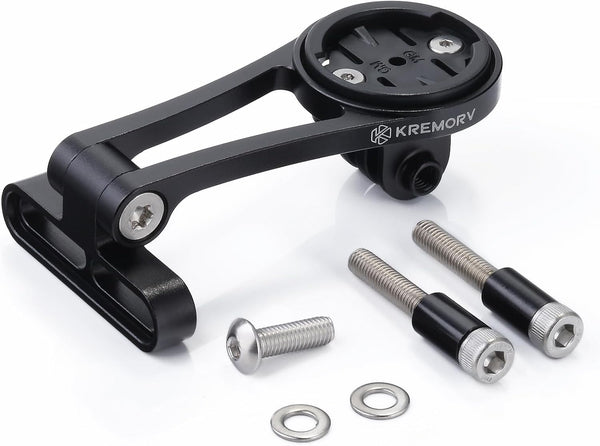 Adjustable Out Front Bicycle Computer Mount for Garmin Edge, Bike Mount