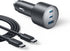 Anker 167.5W Max 3-Port Ultra-Compact USB-C Car Charger for iPhone 16/15/14/13 Series, MacBook Pro/Air, Samsung S24/S23