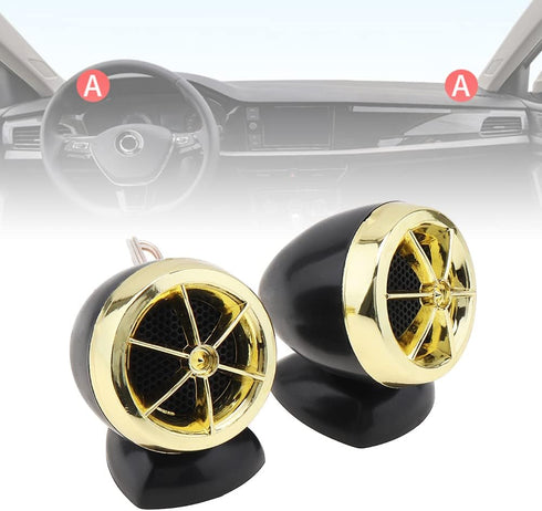 Tweeters for Car Audio, 2pcs Car Speakers, 1200W Universal Tweeters Mini Horn Music Dome Loudspeaker