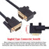 CY Cable 90 Degree Right Angled VGA RGB Male to Straight Male Extension, 3COAX+6C for Monitor Projector Computer