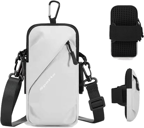 Phone Holder Arm Bands, Small Crossbody Shoulder Holsters Bag for iPhone and All Cell Phones
