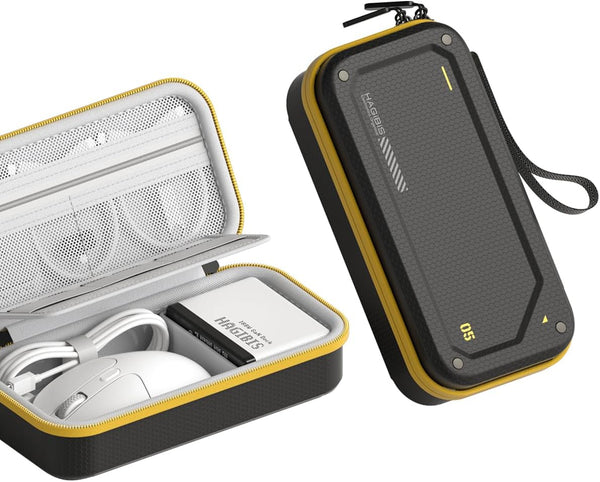 Hagibis Electronic Organizer Traveling Case Bag EVA Hardshell PU Portable Carrying Pouch