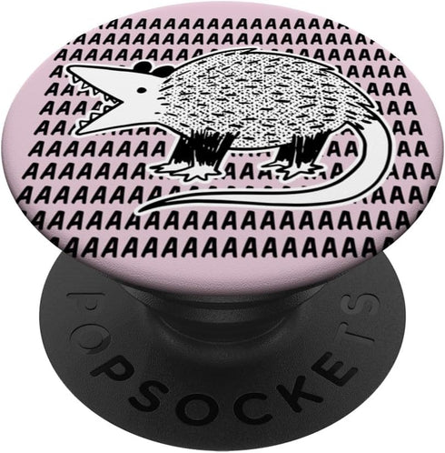 Screaming Possum Funny Weird Opossum Animal Graphic PopSockets Standard PopGrip