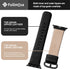 Fullmosa Leather Bands Compatible with Apple Watch Band, 41mm, 40mm, 38mm, 42mm, 44mm, 45mm, 46mm, 49mm, Black/Silver