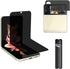 3 Pack Privacy Screen Protector for Samsung Galaxy Z Flip 4 5G 2022, Anti-Peep Outside + Inside Screen Protector + Side