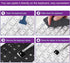 ANRACHEL Desktop(3PCS,English) Replacement English Keyboard Letter Stickers, Universal English Keyboard Stickers