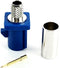 Automotive FAKRA Straight Plug Crimp RG58 Key Code C Blue GPS Telematics