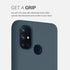 kwmobile Case Compatible with OnePlus Nord N10 5G - TPU Silicone Phone Cover with Soft Finish - Dark Slate