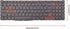 Replacement Keyboard with Red Backlight, Compatible with Acer Nitro 5 AN515-45/56/57/58, Predator Helios 300