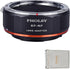 Lens Mount Adapter Manual Focus for Canon EF Lens to Canon EOS RF-Mount Camera Body, EOS to EOS R, EF to EOS R