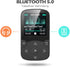 AGPTEK 32GB MP3 5.3 128GB Player with Clip, Bluetooth Lossless Sound with FM Radio, Voice Recorder for Sport Running