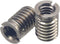 Stainless Steel 1/4"-20 Female to 3/8"-16 Male Screw Adapter, 2 Pieces, 14mm Height