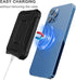 2 Pack Case for Magsafe Battery Pack, Slim TPU Carbon Fiber Design with Keychain, Anti-Shockproof Bumper Shell