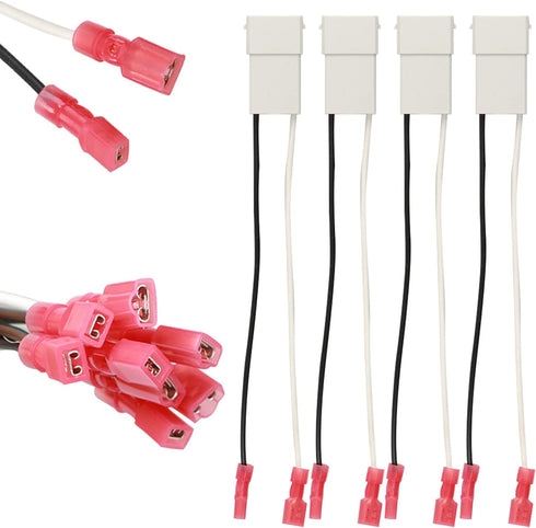 Speaker Connector Wire Harness, Replace 72-7800 Compatible with Honda Civic, CR-V, Accord, Acura, 4 Pack