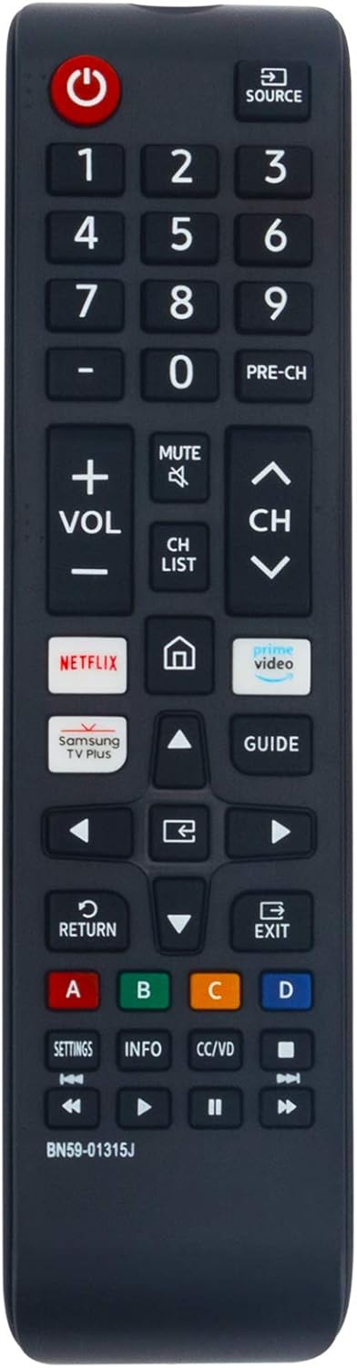 BN59-01315J Remote for Samsung TV - Fits UN43TU7000F, UN50TU7000F, UN55TU7000F, UN58TU7000F, UN65TU7000F, UN70TU7000F,
