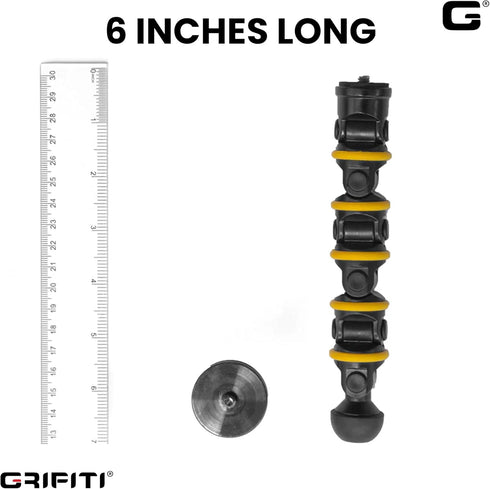 GRIFITI Nootle Recon 5 Magnetic Camera Mount Stand with 6 Inch Flexible Pole Holder for Cameras, Arlo, Video, Mevo