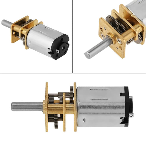 Kadimendium N20 DC3V 6V 12V 50 2000RPM Speed Reduction Gear DC Motor with Metal DIY Electric Toys Small Cars Robots