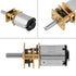 Kadimendium N20 DC3V 6V 12V 50 2000RPM Speed Reduction Gear DC Motor with Metal DIY Electric Toys Small Cars Robots