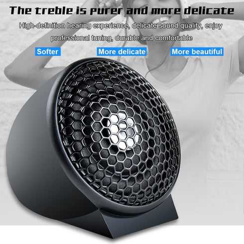 2pcs Car Tweeter Loudspeaker 150W 4Ohm Silk Film for Car Audio Modification, Nondestructive