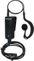 Retevis AI Active Noise Reduction Walkie Talkie Earpiece with Mic, Rechargeable C-Type, 2 PTT, Compatible with BAOFENG,