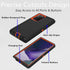 Heavy Duty Case for Samsung Galaxy Note 20 Ultra, Dustproof Shockproof 3 in 1 Rugged Cover 6.9 Inch (Orange/Black)