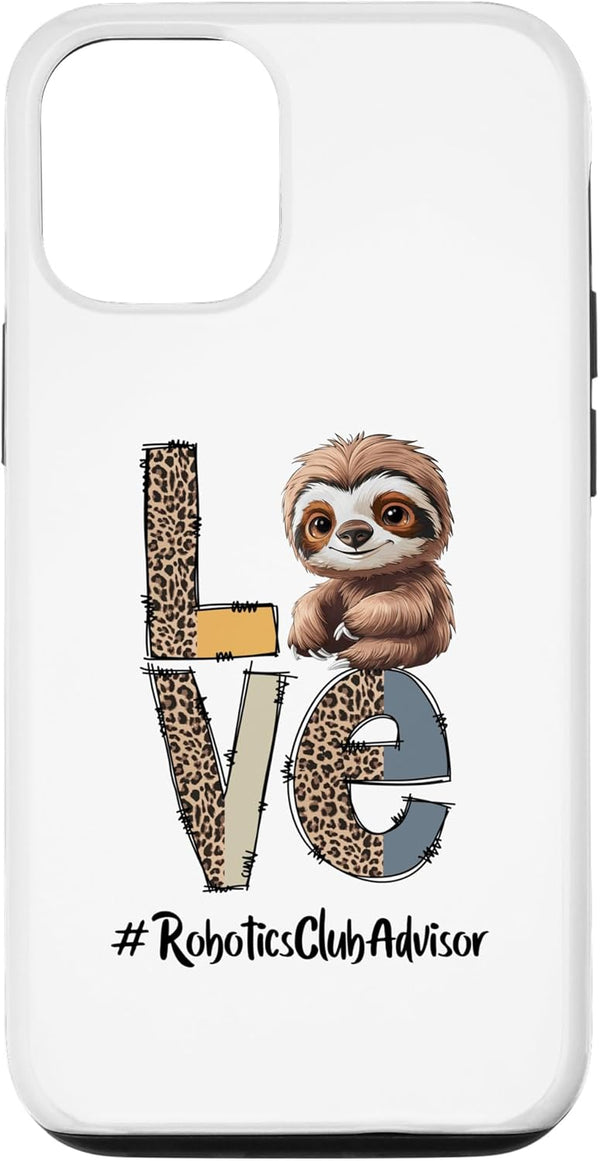 Back To School Squad Case for iPhone 13 Pro - Sloth Robotics Club Advisor Teacher