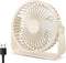 TriPole 4.5 Inches USB Desk Fan, Portable Mini Fan with 3 Speeds and 360° Head Rotation for Home Office Indoor Outdoor