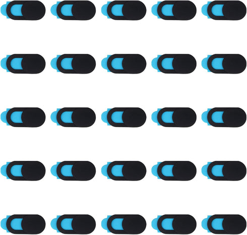 Brvlsoc Webcam Cover Slide (25-Pack) Ultra-Thin Privacy Camera Blocker for MacBook, iPhone, iPad,