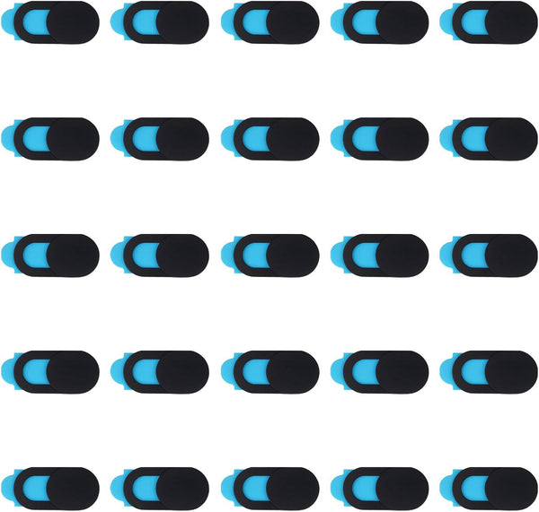 Brvlsoc Webcam Cover Slide (25-Pack) Ultra-Thin Privacy Camera Blocker for MacBook, iPhone, iPad,