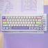 Hyekit PBT Keycaps, Cherry Profile Custom Keycap Set, 144 Keys Orchid Plant Theme for Mechanical Keyboards