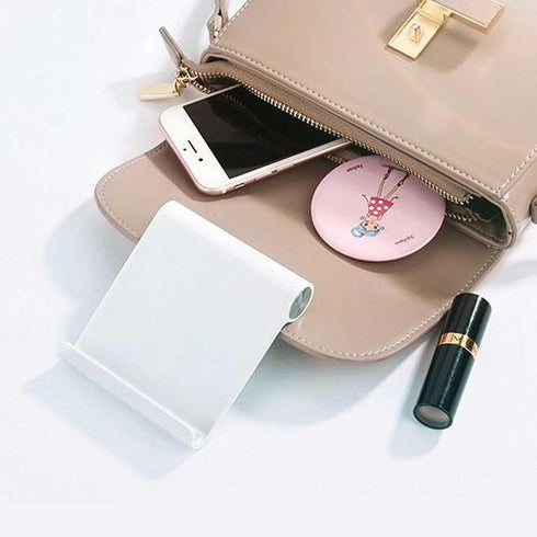 Cell Phone Stand Holder, Adjustable Desktop Phone Stand for Desk, Foldable Phone Cradle Dock Mobile Stand for iPhone