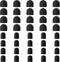 Bremorou 40 Pcs Stylus Tips Replacement Tips Only Pencil Rubber for Stylus Pens