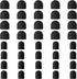 Bremorou 40 Pcs Stylus Tips Replacement Tips Only Pencil Rubber for Stylus Pens